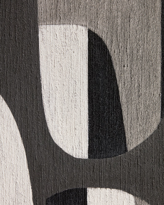 Onure black and white abstract picture 60 x 90cm