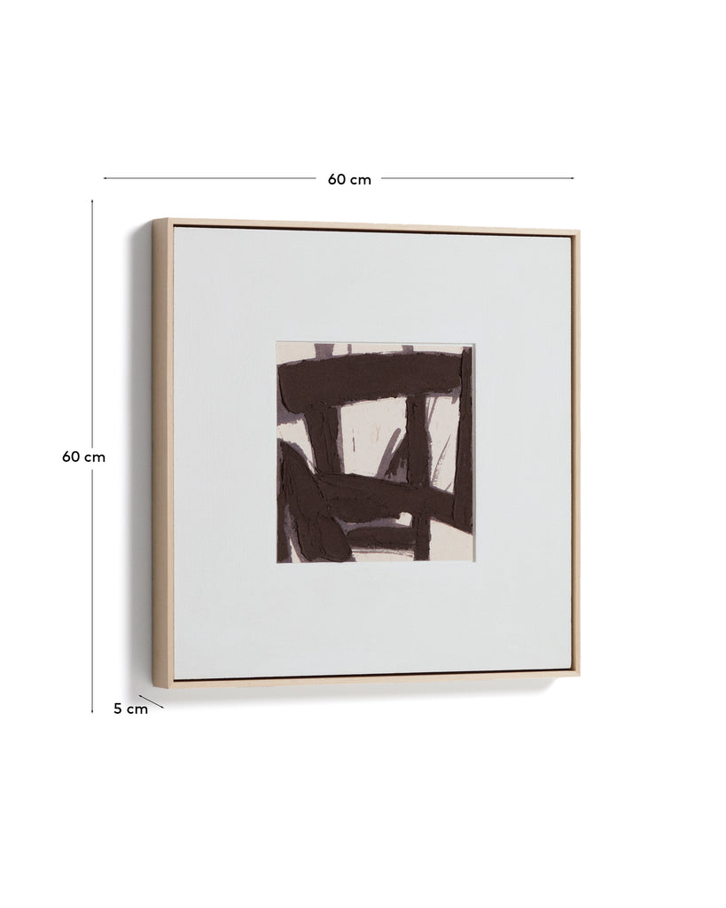 Arilan hand-painted abstract picture 60 x 60cm