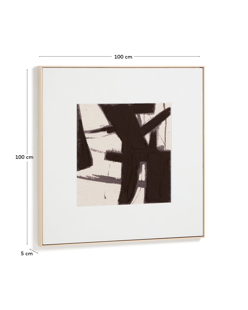 Arilan hand-painted abstract picture 100 x 100cm