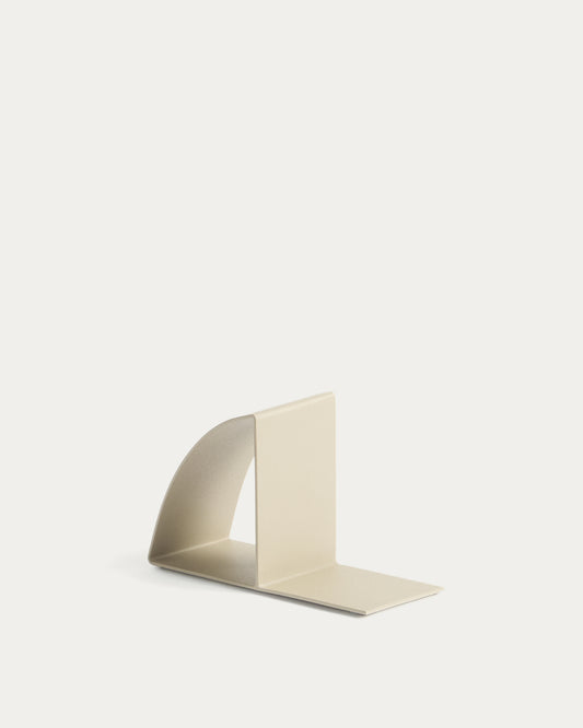 Mistra beige iron bookend