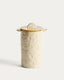 Belor white ceramic pot 22cm