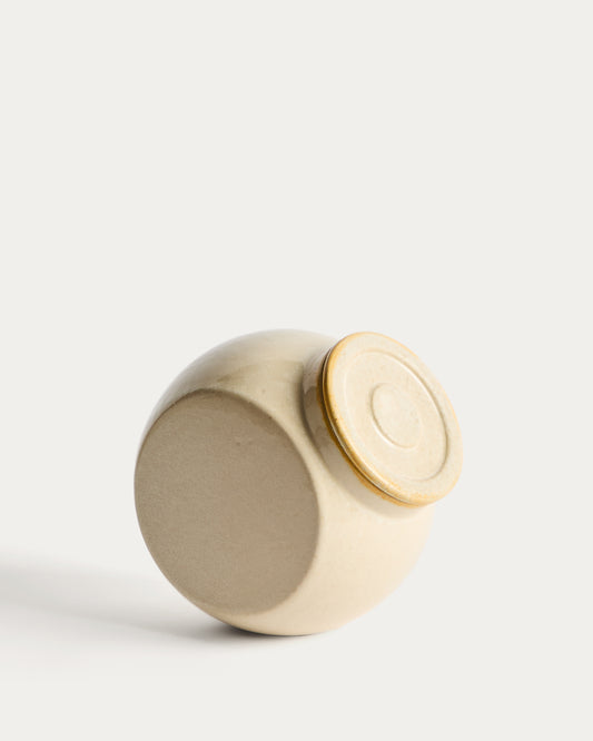 Belor white ceramic pot 17cm