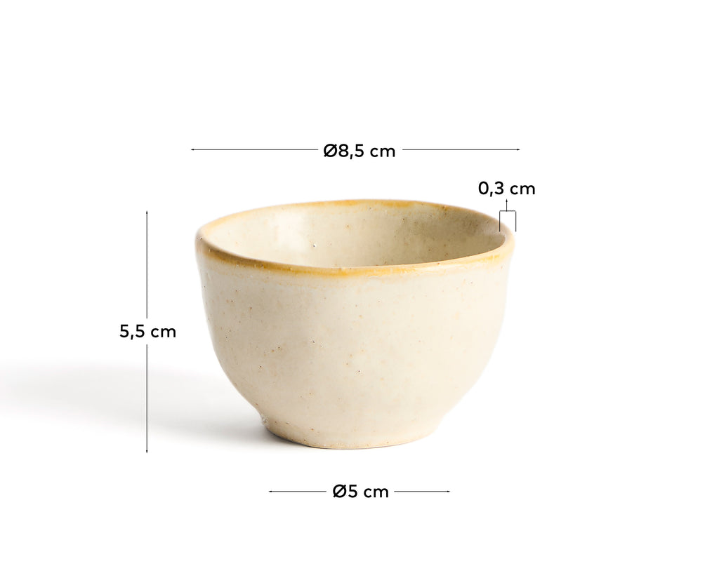 Belor white ceramic bowl