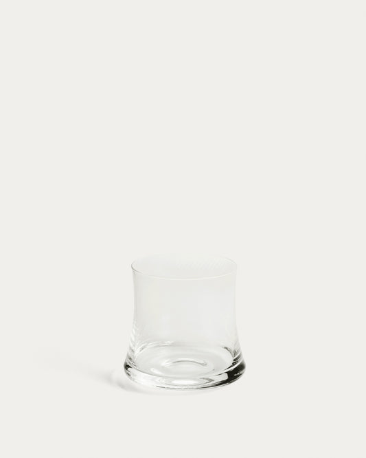 Alori clear wine glass with relief, 34 cl