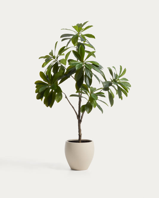 Artificial Frangipani plant with white pot 240 cm