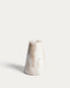 Trevia ivory marble candle holder 8 cm