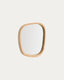 Alura teak wood mirror 45,5 x 47 cm FSC 100%