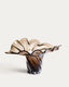 Lurea centrepiece in dark brown glass 56 x 37 cm