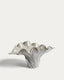 Lurea centrepiece in greyish green glass 45 x 31 cm