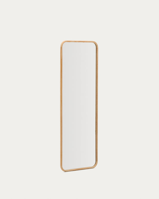 Milsa teak wood mirror 54 x 154cm FSC 100%