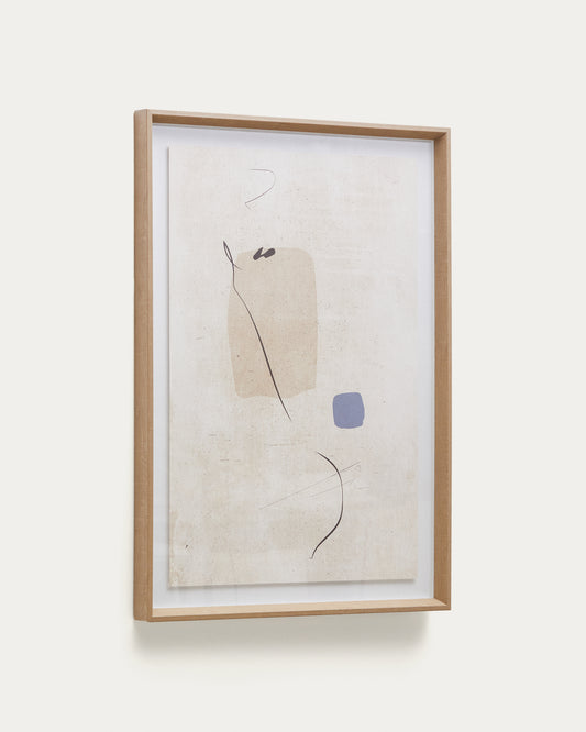 Sormi abstract beige painting 50 x 70 cm