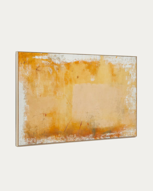 Selnar abstract yellow painting 202 x 122 cm