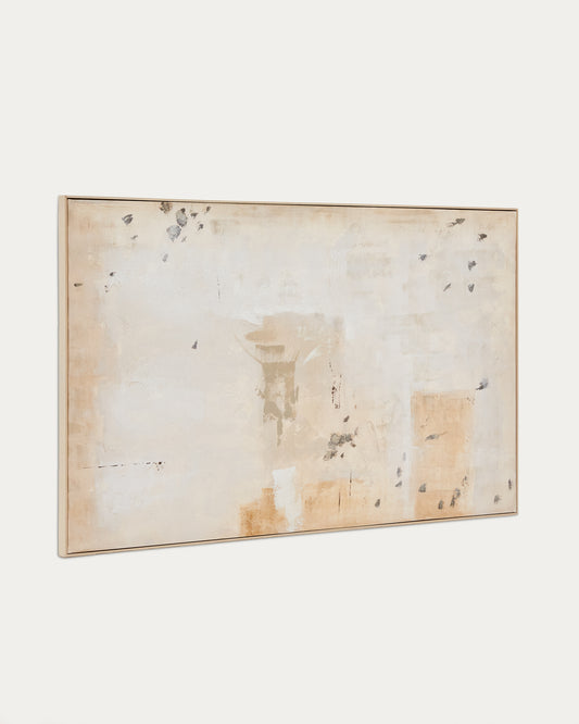Silpa abstract painting dark beige 200 x 120 cm