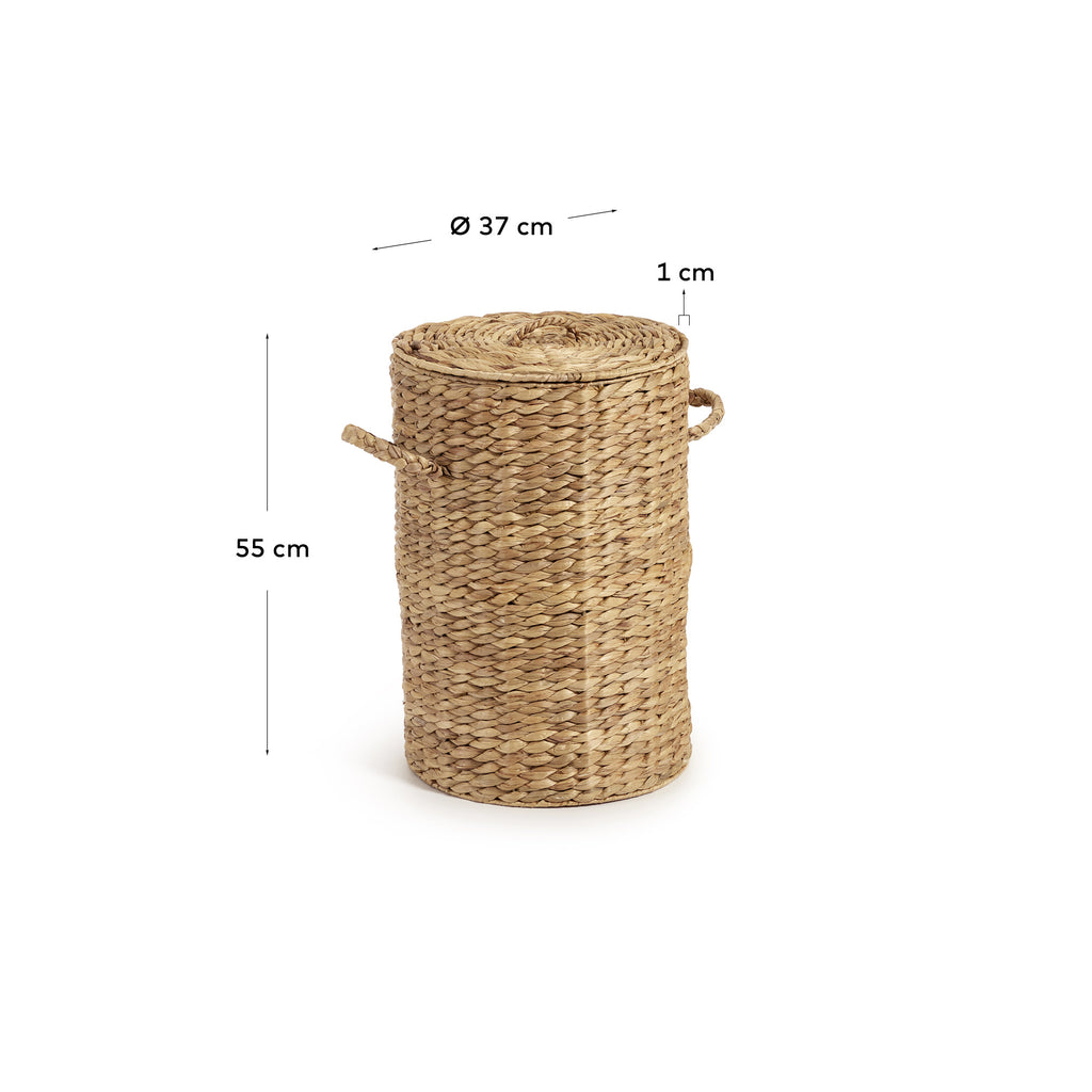Yessira natural fibre clothes basket, 55 cm
