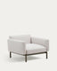 Sorells outdoor modular armchair in aluminium with green finish