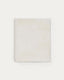 Simmel beige linen blend top sheet for 90 cm bed