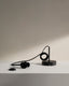 Fluvia metal lamp fittings in a black finish, 250 cm