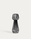 Reiba black metal solar floor lamp