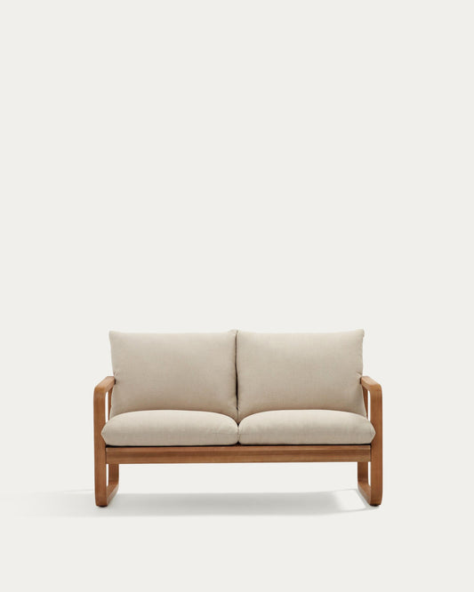 Sacaleta 2 seater sofa, made from solid eucalyptus wood 142 cm
