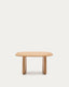 Pirita side table made from solid oak wood in a natural finish, 71 x 70 cm FSC 100%