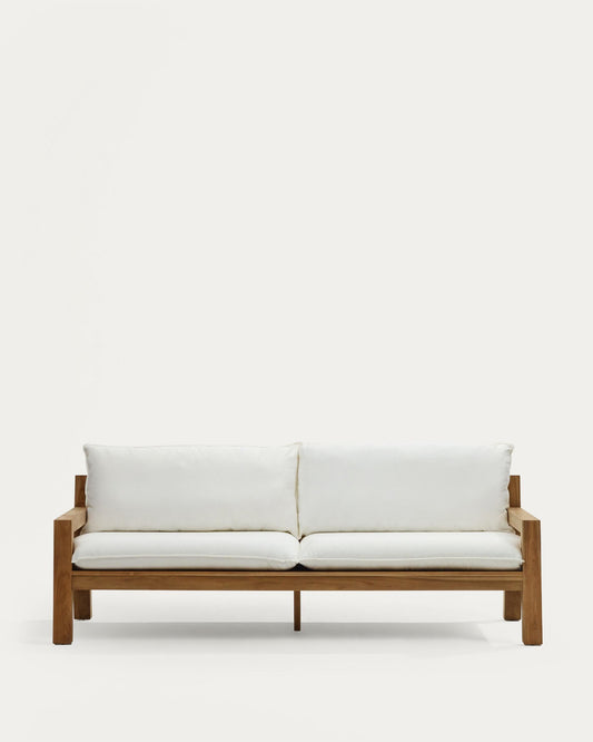 Forcanera 3 seater solid teak sofa, 211 cm