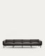 Sorells modular 4-seater outdoor sofa in aluminium with grey finish 370 cm