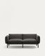 Sorells modular 2-seater outdoor sofa in aluminium with grey finish 201 cm