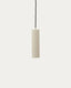 Andia aluminium ceiling lamp with beige painted finish