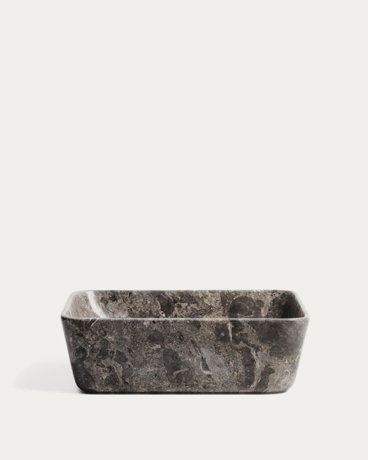Darnen grey marble countertop washbasin 40 x 40cm