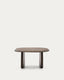 Pirita side table made from solid oak wood in a dark finish, 71 x 70 cm FSC 100%
