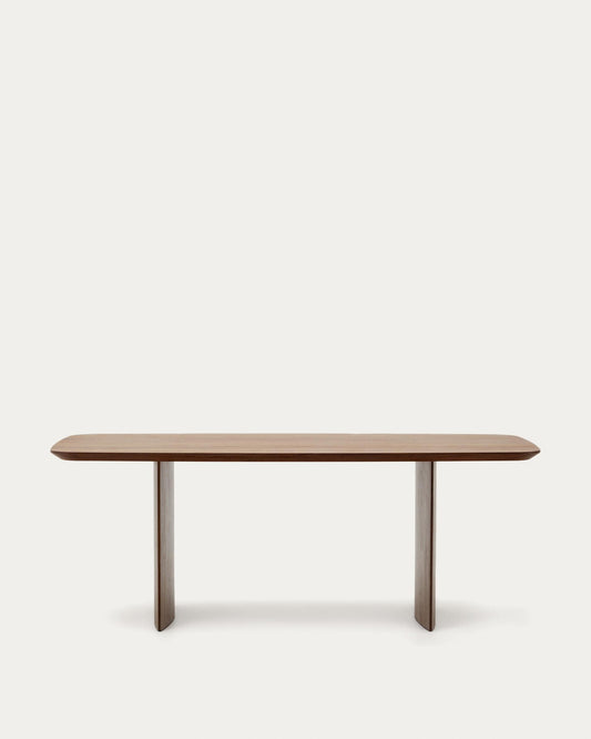 Litto table made from walnut veneer, 200 x 100 cm