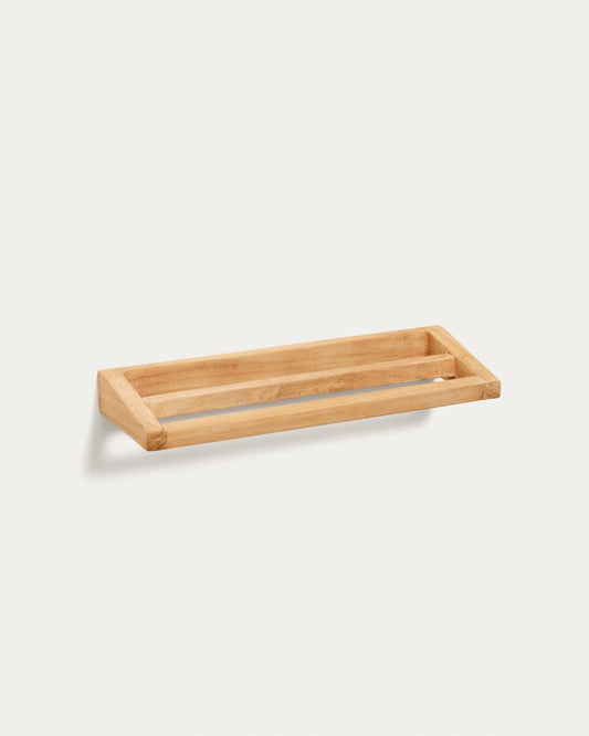 Vedel solid teak towel rack, 40 x 5 cm