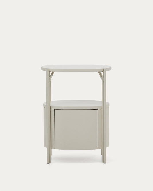 Arely bathroom vanity unit with steel structure and white lacquered MDF 60 x 40cm