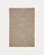 Galinda taupe rug made of synthetic fibres, 160 x 230 cm