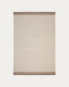 Nifelia beige wool jacquard rug, 160 x 230 cm