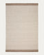 Nifelia beige wool jacquard rug, 200 x 300 cm