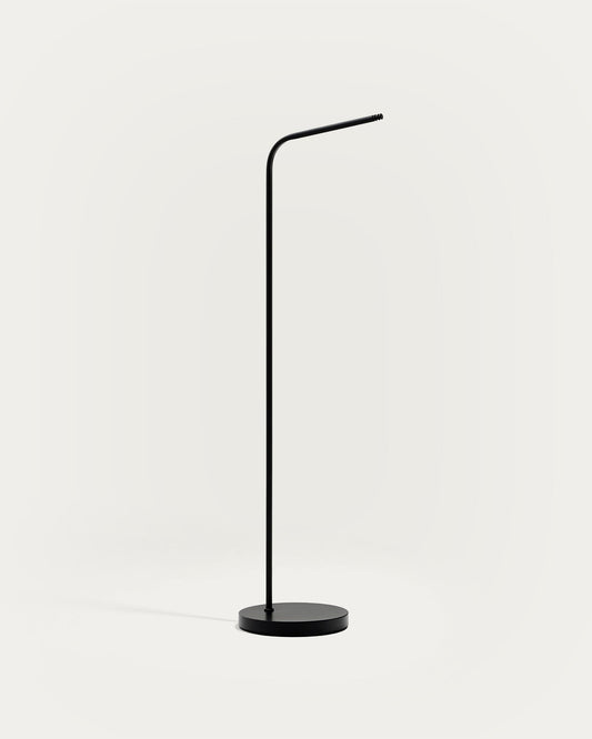 Nali floor stand for portable lamps made of metal with a black painted finish.