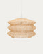 Dakit ceiling lamp shade in rattan with light finish 60 x 39cm