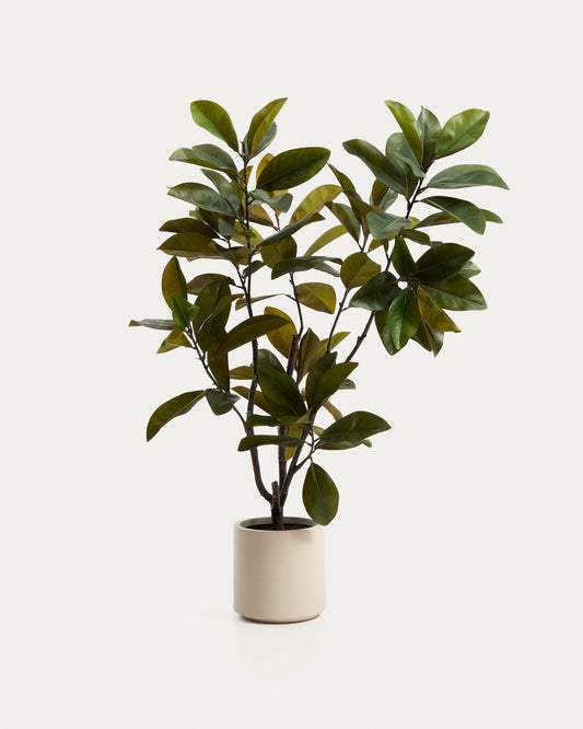 Artificial Magnolia tree with white pot 160cm