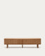 Mailen 2 door TV stand in ash veneer with a natural finish 200 x 50 cm