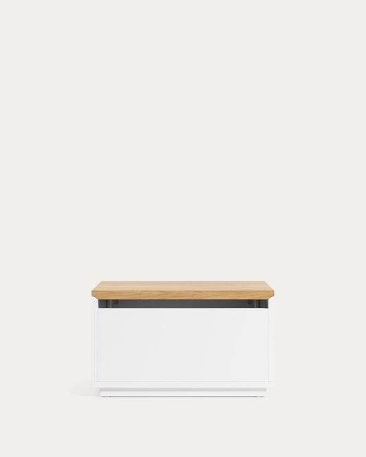 Abilen oak veneerc hest of drawers 60 x 40 cm FSC 100%