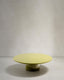 Albanella coffee table in cement with glossy green finish Ø110cm