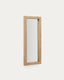 Maden wooden mirror with a natural finish 50 x 120 cm