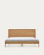 Lenon bed in solid oak and oak wood veneer for 180 x 200 cm mattresses, FSC MIX Credit