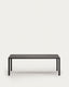 Culip aluminium outdoor table in powder coated grey finish, 220 x 100 cm