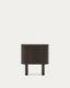 Mailen bedside table in ash veneer with a dark finish 50 x 55 cm