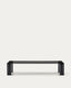 Adularia dark-grey, tempered-glass coffee table, 140 x 60 cm