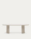 Nealy table in a lacquered MDF in an ecru finish, 240 x 100 cm
