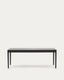Lenon extending table in black oak veneer and solid oak 200(280)x90cm FSC Mix Credit