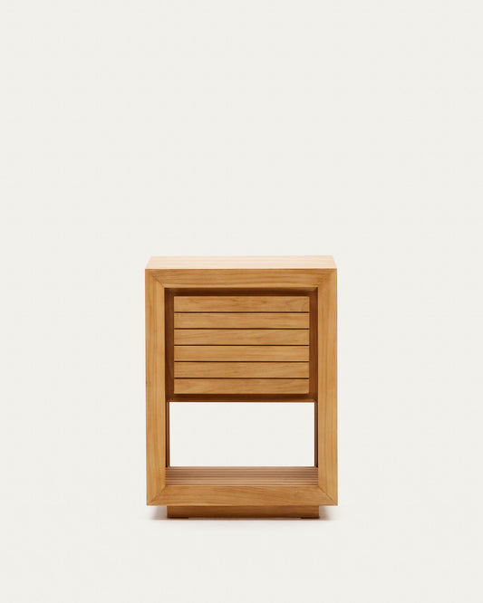 Saula bathroom furniture in solid teak wood with natural finish, 60 x 45 cm